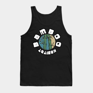 Bamboo habitat nature gift t-shirt white Tank Top